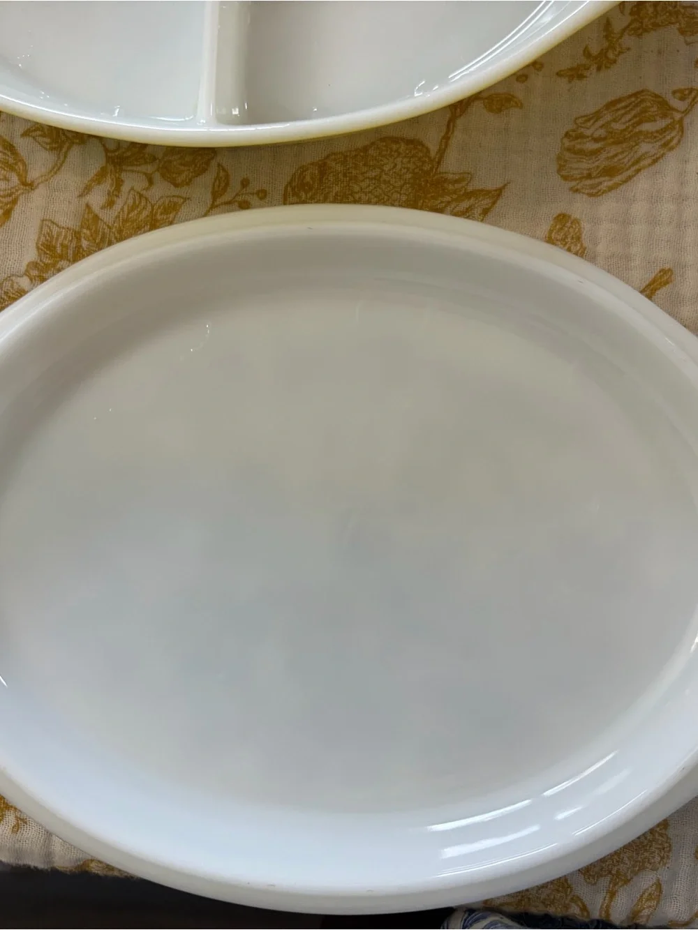 Pyrex Verde Divider Casserole Dish